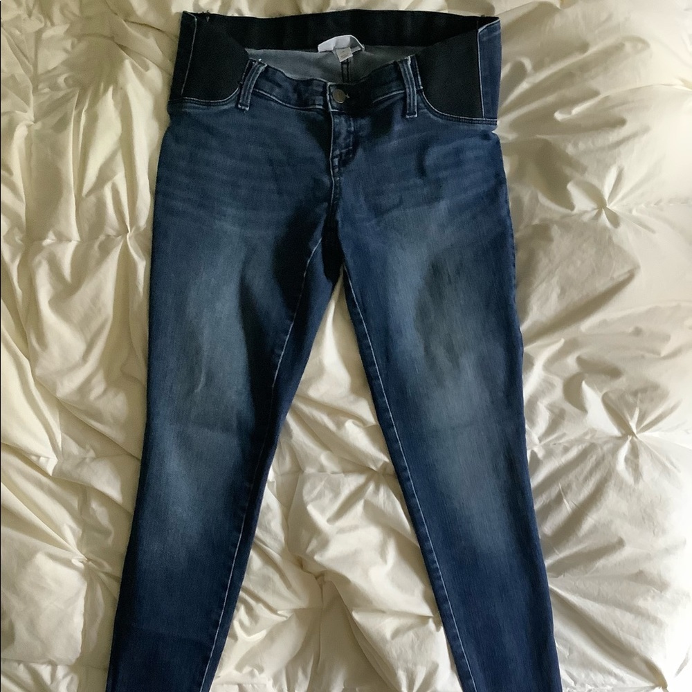 Maternity crop Jean